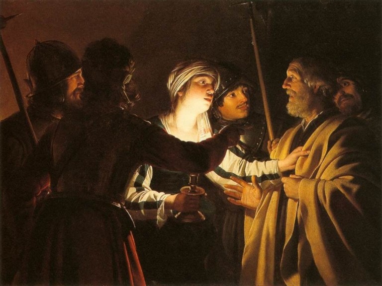 Gerard-van-Honthorst-The-Denial-of-St-Peter-1622-1 minniapolis institute of art