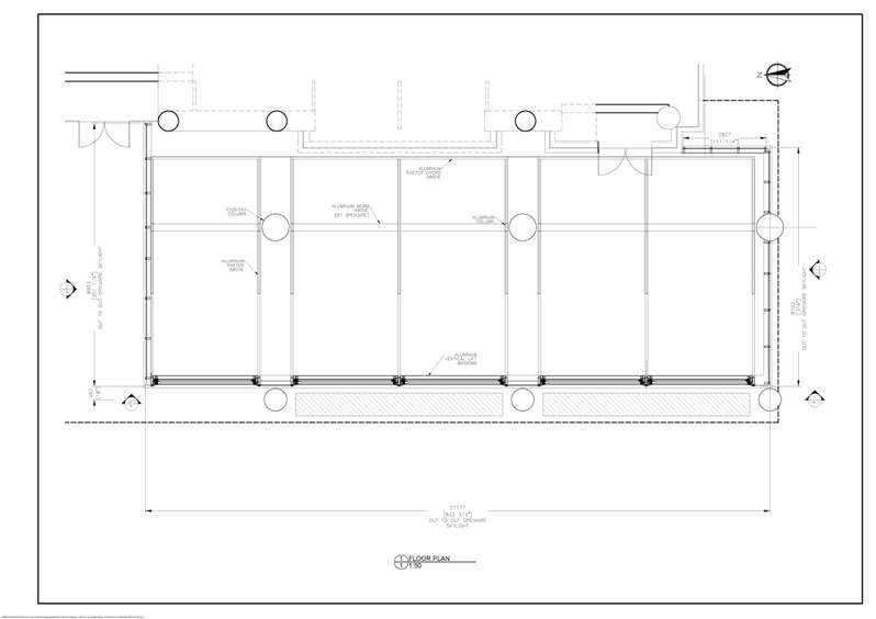 Plan for custom patio by OpenAire for Drake hip-hop OVO brand Toronto