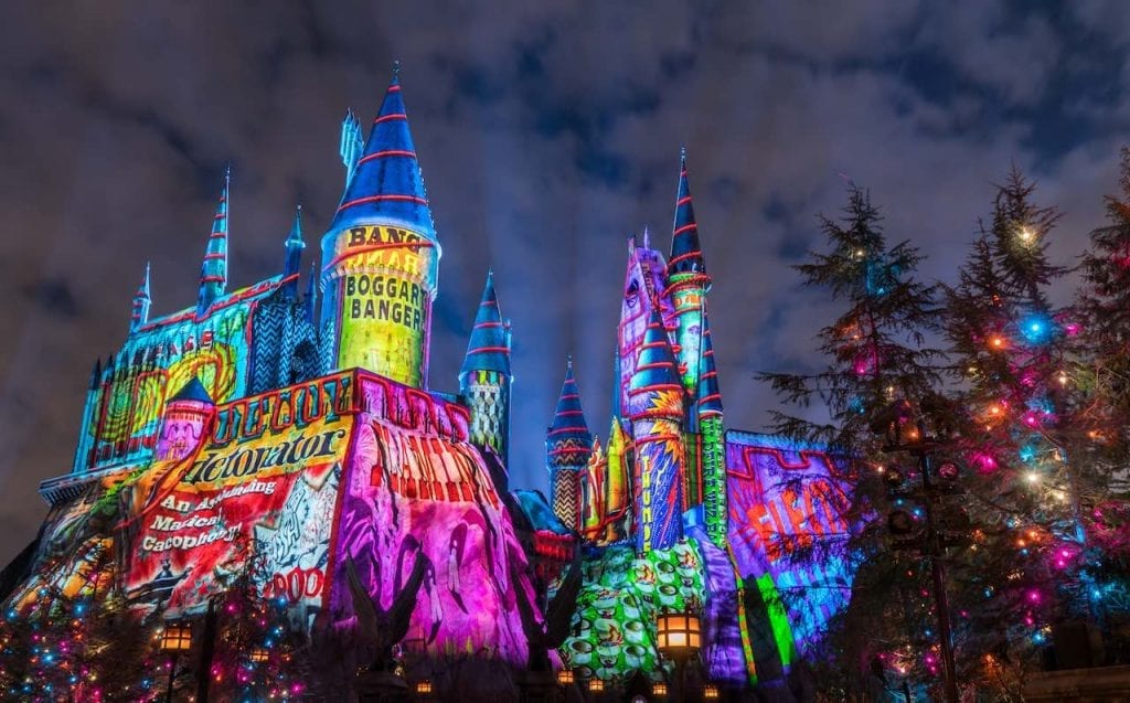 The Magic of Christmas at Hogwarts Castle universal parks orlando harry potter