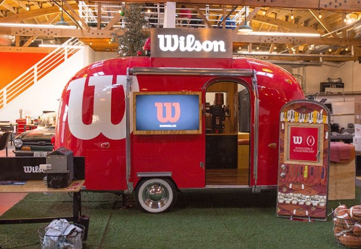 The Wilson Experience pop up museum designed by OutCold.