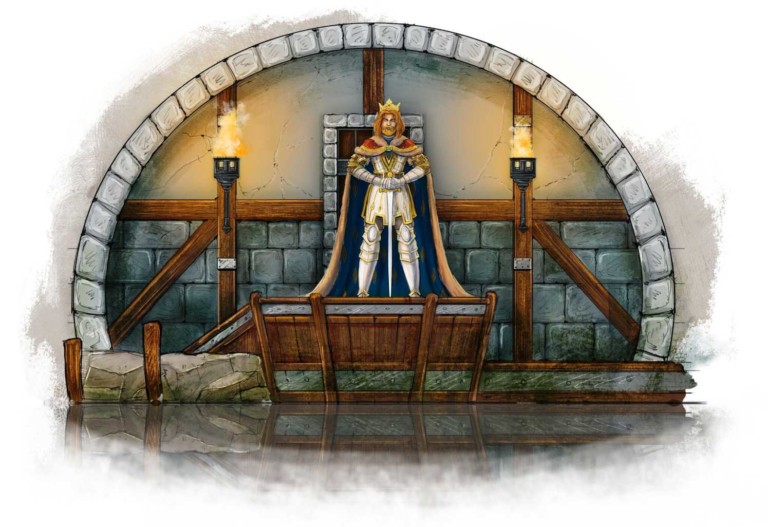 king arthur design for movie park germany excalibur ride by mk illumantion