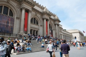 Metropolitan Museum of Art exterior. The Met.