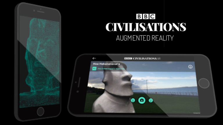 BBC. Civilisations. augmented reality. AR. BBC research and development