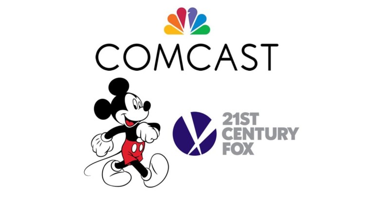 Comcast. Disney. Fox Bid. Deal. media consolidation