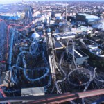 Blackpool Pleasure Beach. Icon. Big One. Pleasure Beach. Mack Rides.
