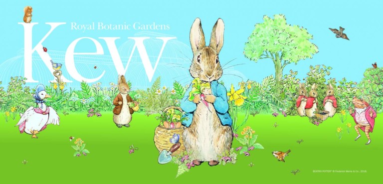 Peter Rabbit Kew Gardens Easter poster