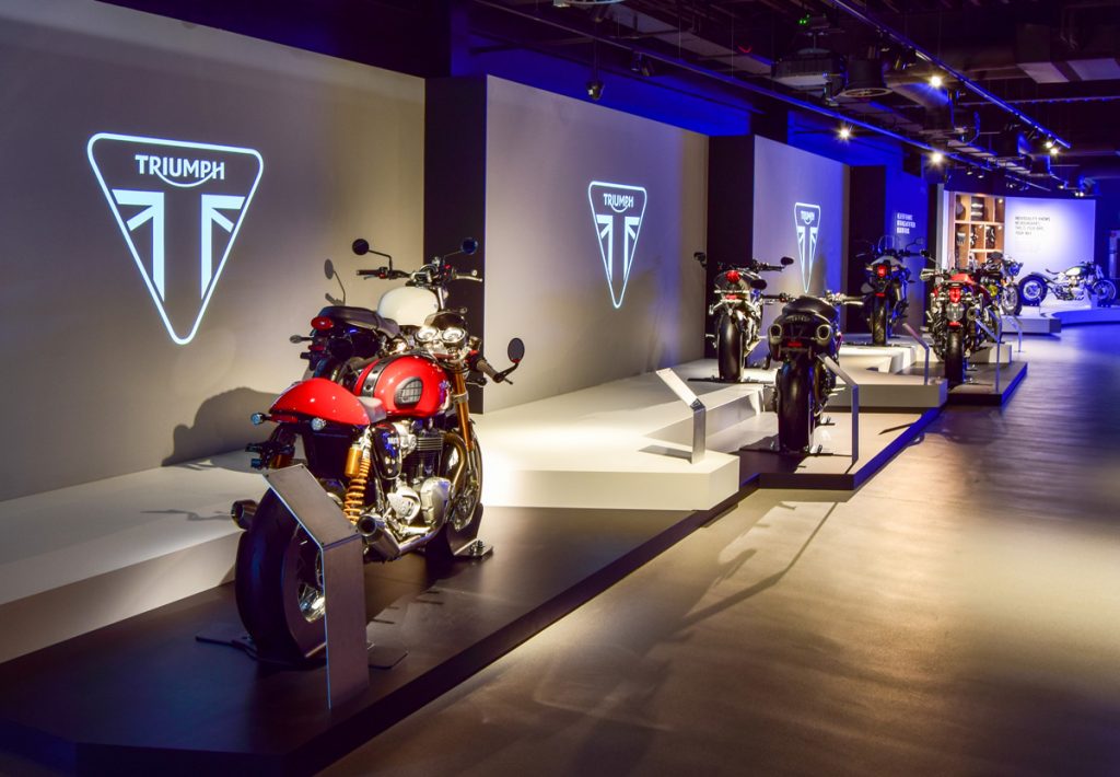 Sysco Productions AV Design & Installation at Triumph Factory Visitor Experience