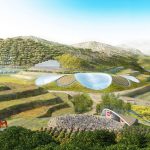 Eden Project. China. Waterfall. Grimshaw Architects. Eden Project International