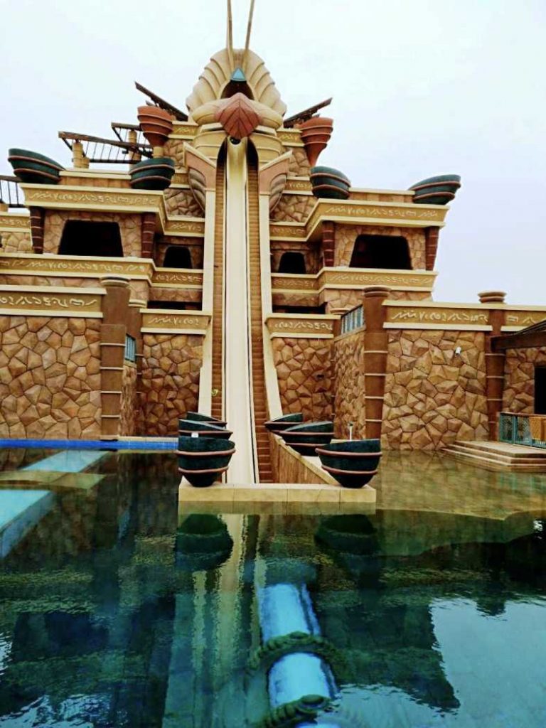 freefall water slide at atlantis sanya