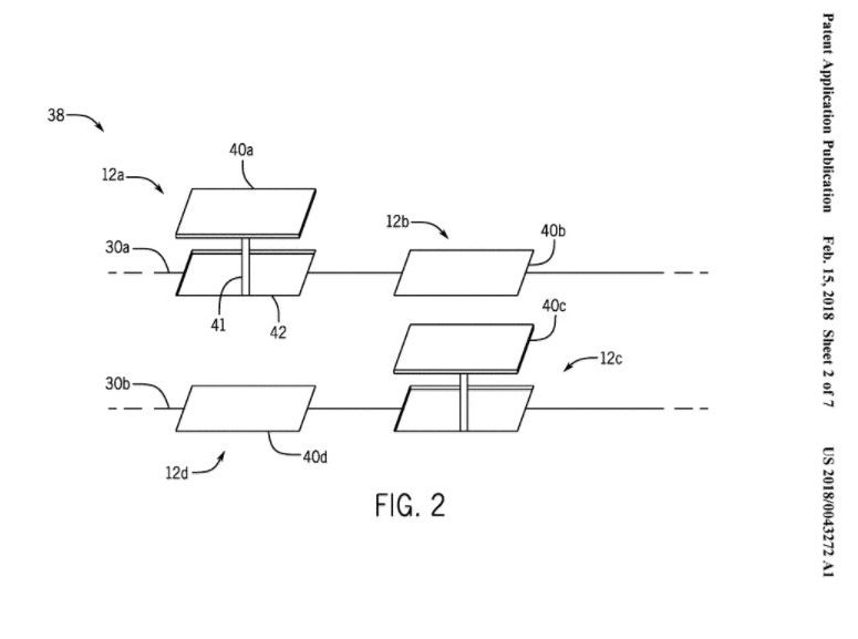 Universal parks and resorts Actuatable Motion Base System patent