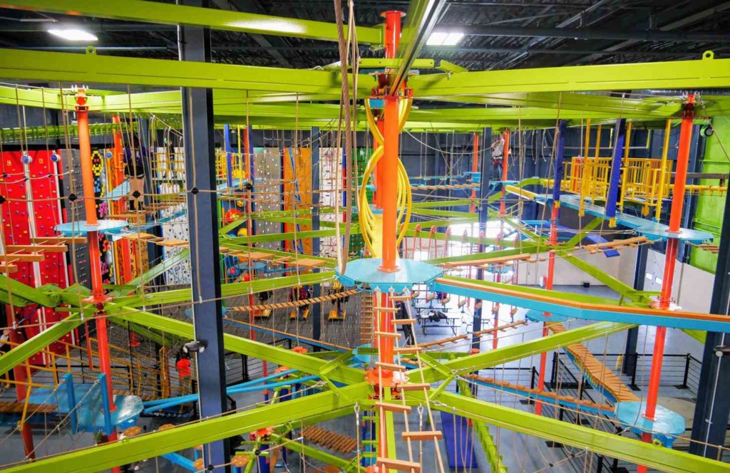 ropes courses sky trail discovery at allegan event center