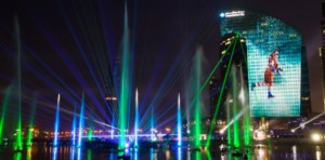 laservision multimedia nighttime spectacular