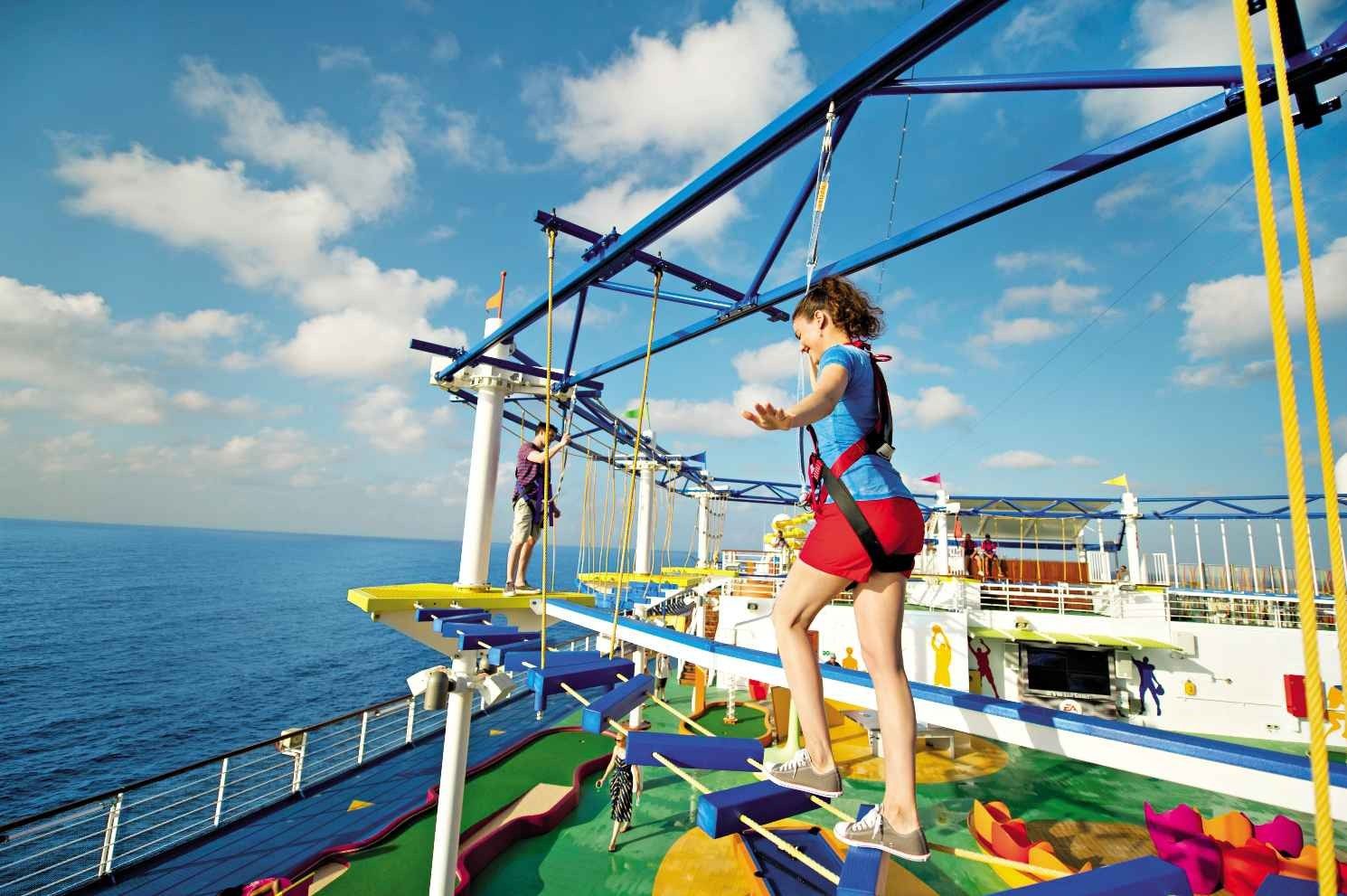 Carnival Cruise Line - Ropes Courses third high ropes adventure | blooloop