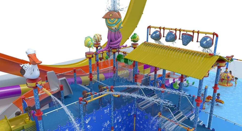 SC2 Rhyl water park design rendering.