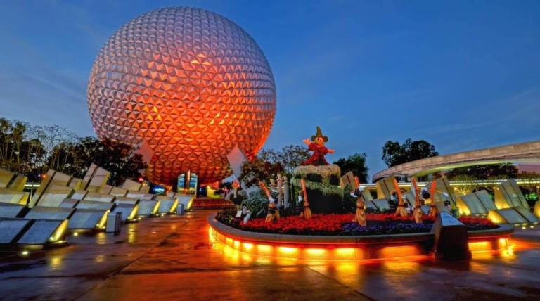 epcot-Walt Disney World at night slim