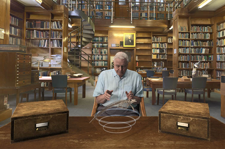 Naturay History Museum Hold The World VR experience with David Attenborough