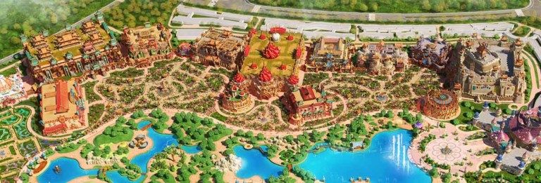 Ideattack designs for Evergrande Fairytale World theme park