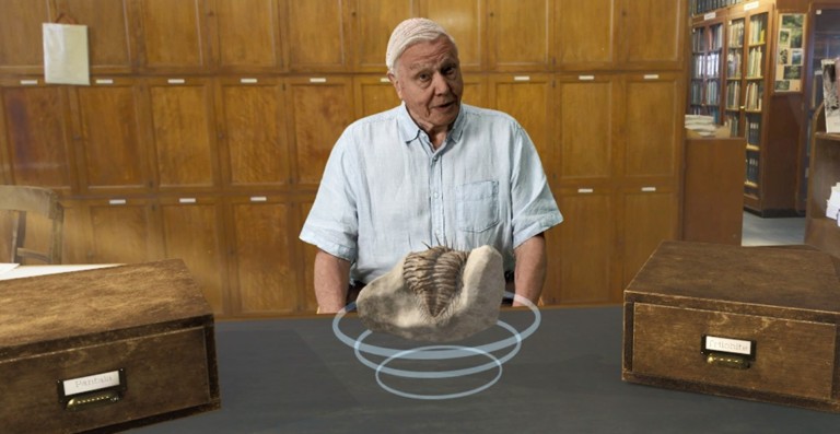 Naturay History Museum Hold The World VR experience with David Attenborough