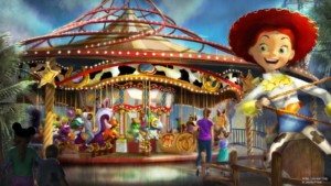 Jessie's Critter Carousel at Pixar Pier