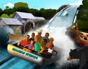 Roaring Springs water ride at Zoo Tampa at Lowry Park.