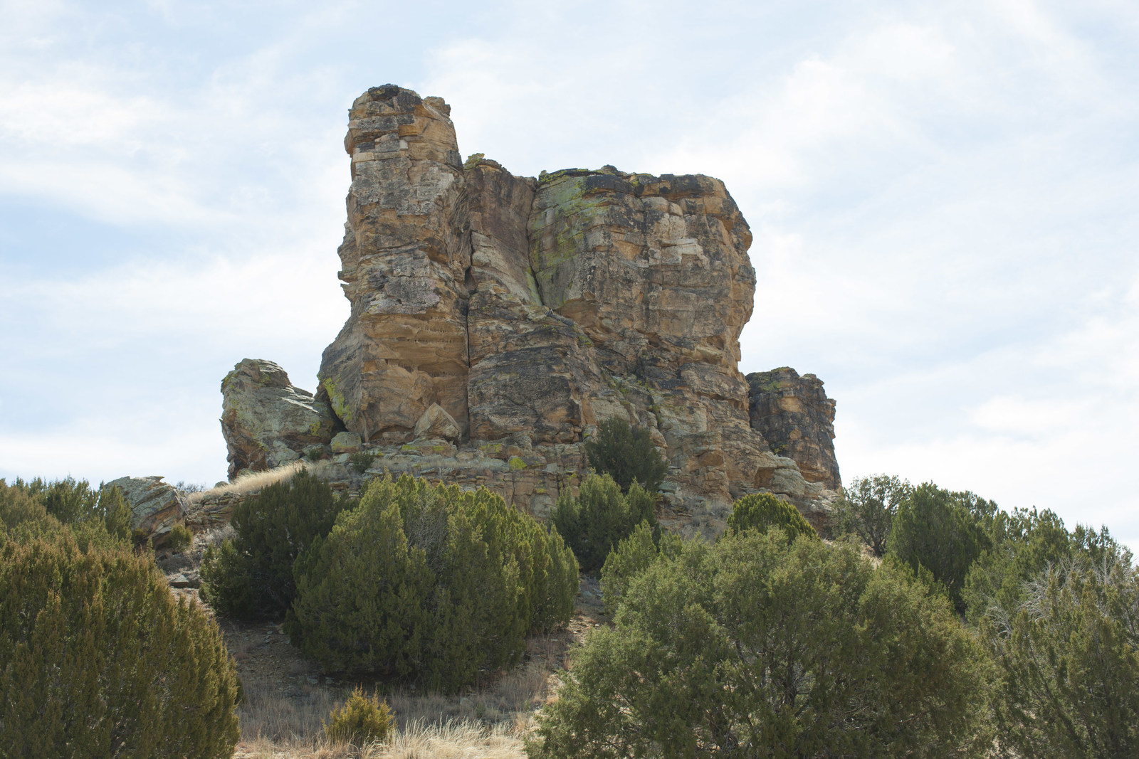 Windsplitter Rock - a landmark in the new Wild Animal Sanctuary refuge.