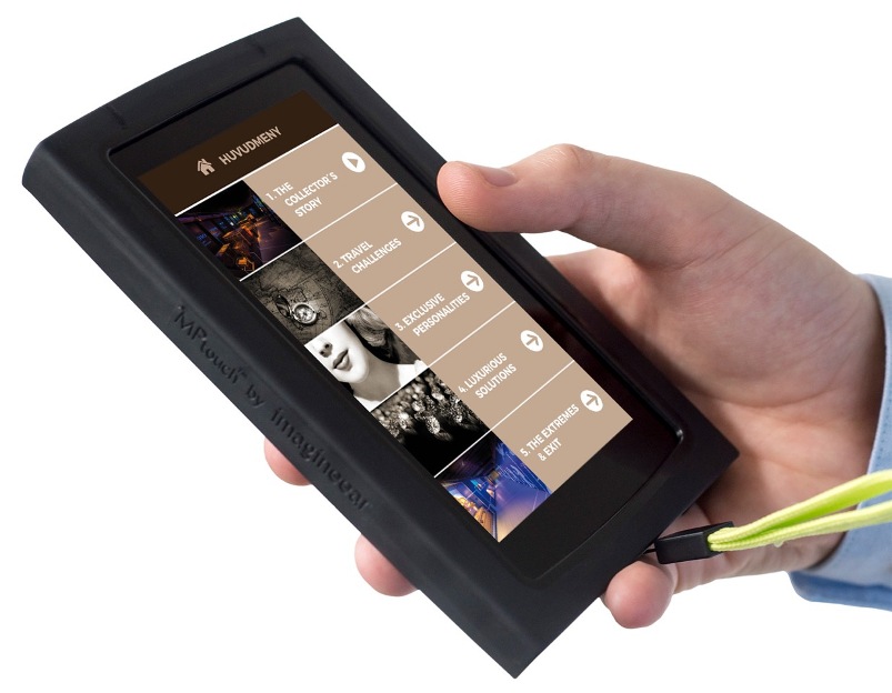 imagineear mpti handheld multimedia guide in swedish for louis vuitton legendary trunks