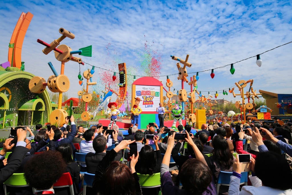 The opening of Toy Story Land at Shanghai Disney Resort. 