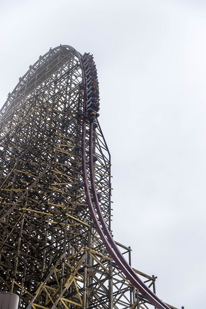 Steel Vengeance hyper-hybrid roller coaster Cedar Point