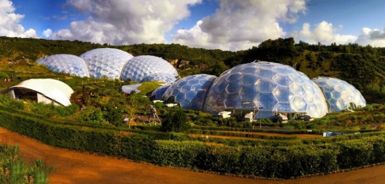 Eden Project domes in Cornwall