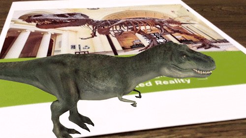 guru dinosaur ar augmented reality application aam museumexpo