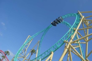 hangtime coaster loop supplied by ride entertainment