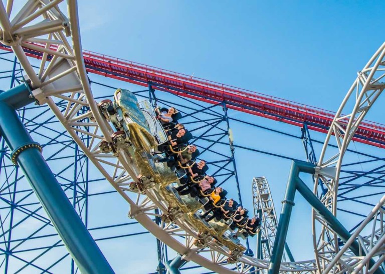Blackpool Pleasure Beach Icon Roller Coaster Mack