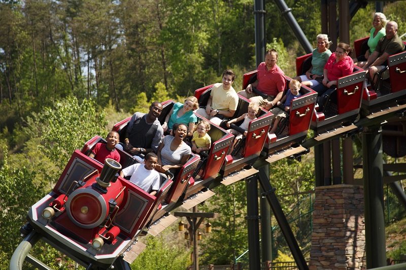 firechaser express dollywood rollercoaster