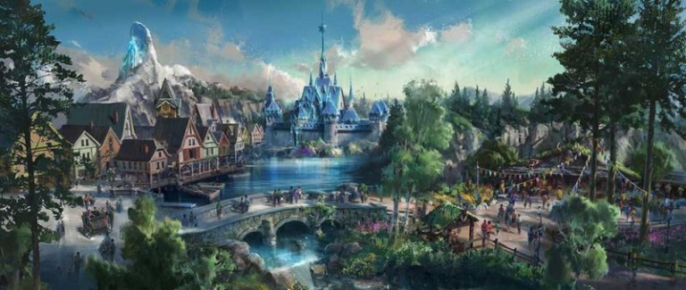 Hong Kong Disneyland Frozen first render