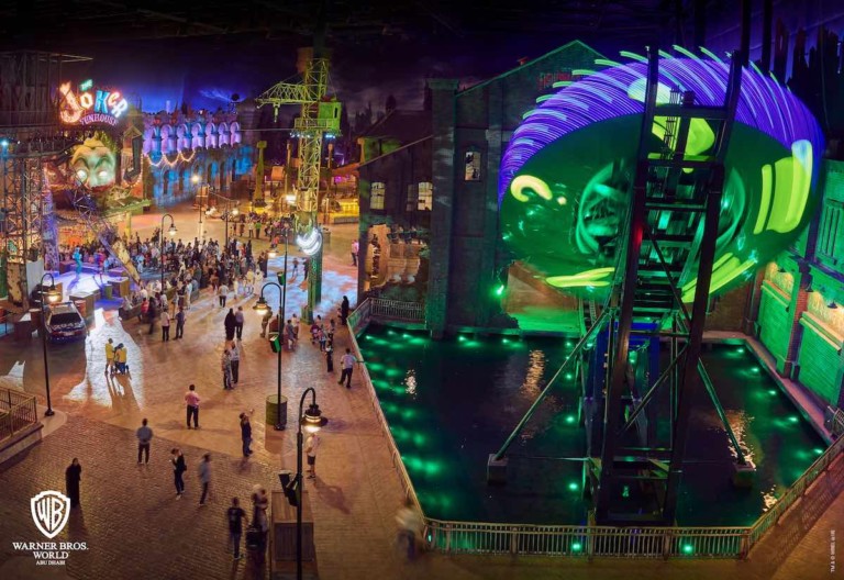 Gotham City Warner Bros World Abu dhabi Riddler Revolution