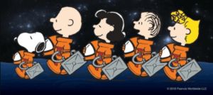 snoopy peanuts worldwide nasa space program