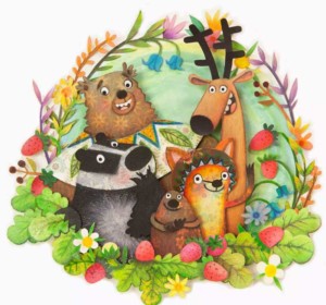 deer little forest
