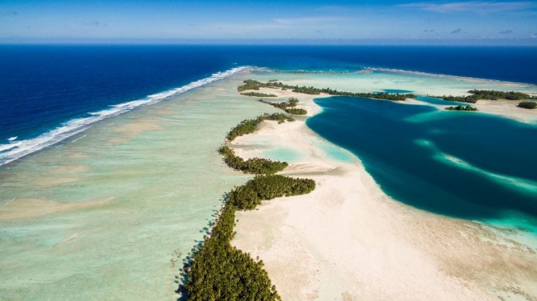 hidden pacific aerial shot giant screen films