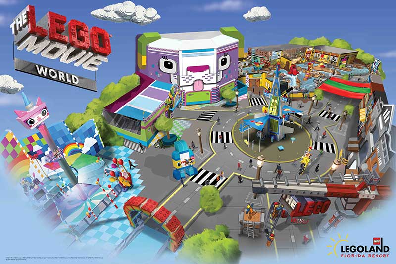 LEGOLAND Florida reveals rides in THE LEGO MOVIE WORLD blooloop