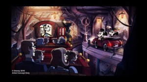 Mickey Minnie Runaway Railway Dark Ride Concept