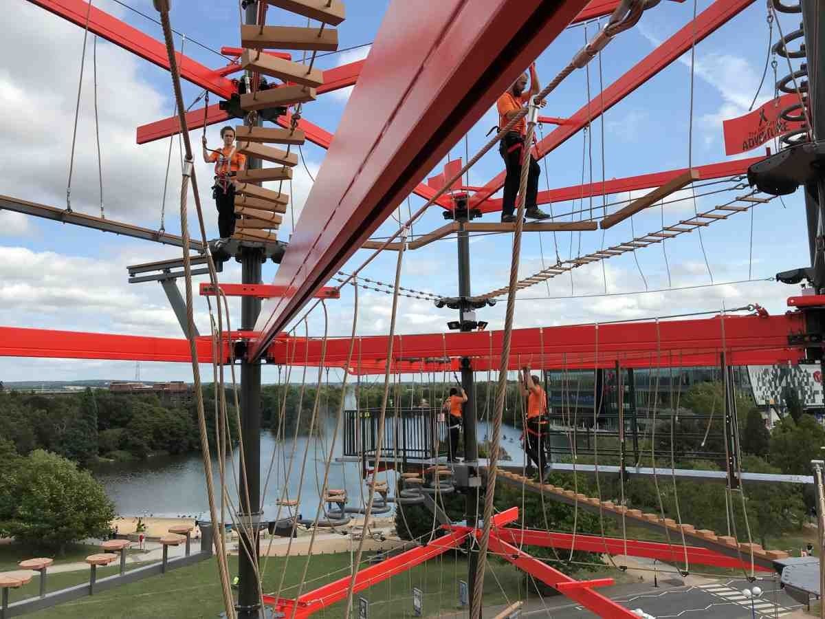 Innovative Leisure high ropes course Bear Grylls Adventure Blooloop