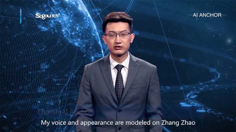 AI news anchor