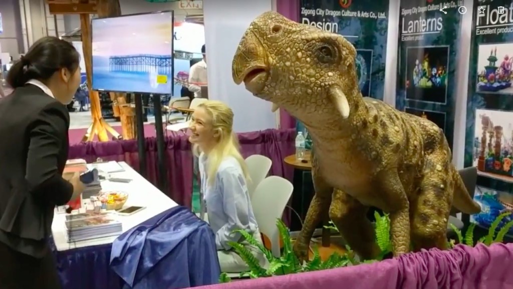 zgong city dragon culture dinosaur iaapa international attractions expo 2018.