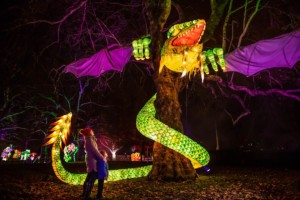 jabberwocky with child alice in winterland christmas