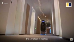 self check-in machine