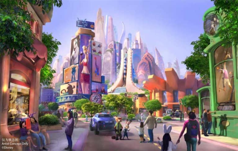 zootopia themed land at shanghai disneyland