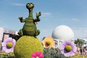 Epcot International Flower and Garden Festival Figment Topiary Epcot's World Showcase