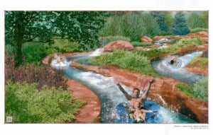 Adventure River Rendering by DHM Design at Glenwood Hot Springs