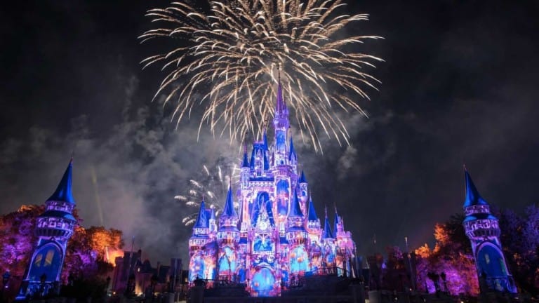 Happily Ever After fireworks at Magic Kingdom, number one on the list of the world's top theme parks of the decade