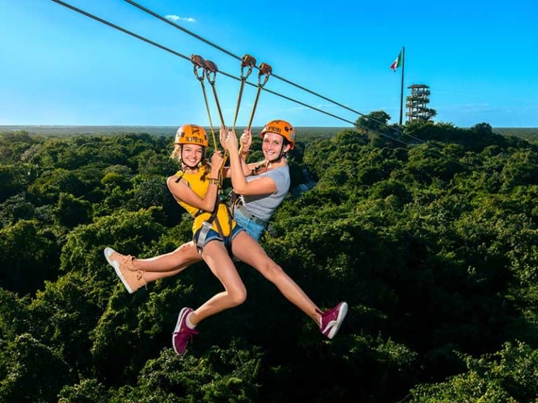 Xcaret Parks Xplor Zipline adventure play